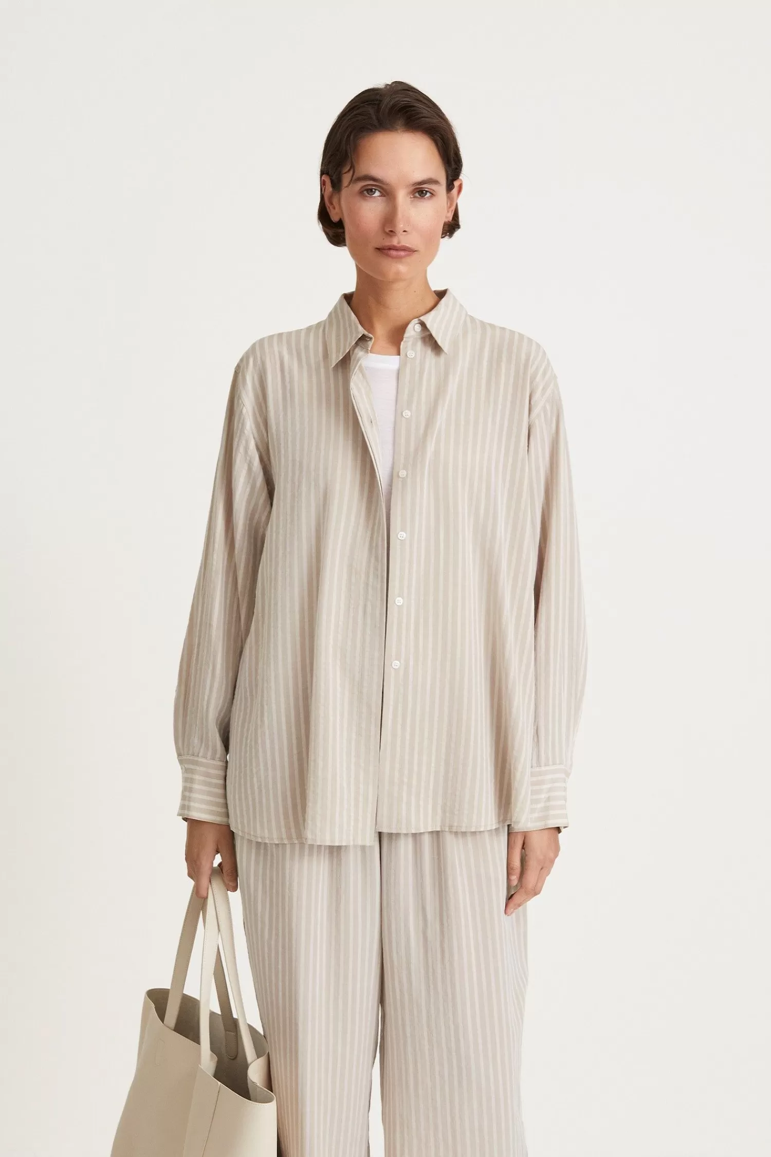 Stylein Matilde Shirt - Nougat Stripe